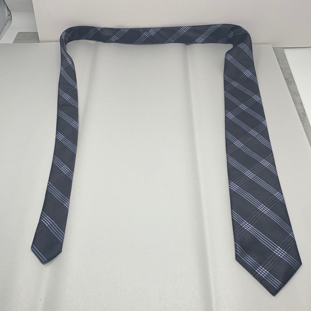 Calvin Klein Black and Silver Tie